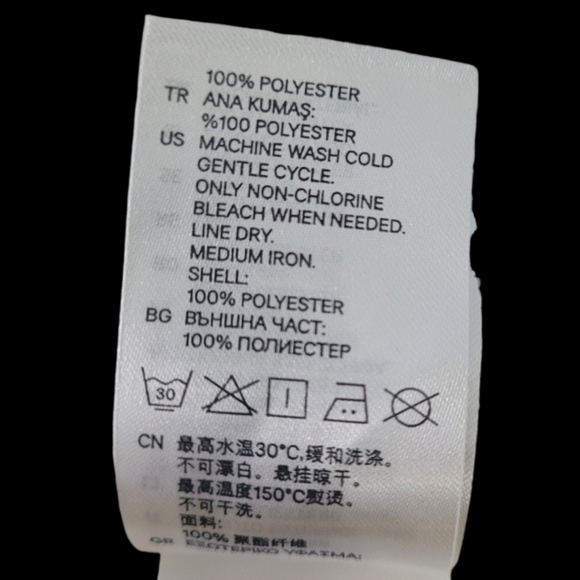 H&M Floral Jacquard Off-white Ladies Beach Dress - Picture 11 of 11